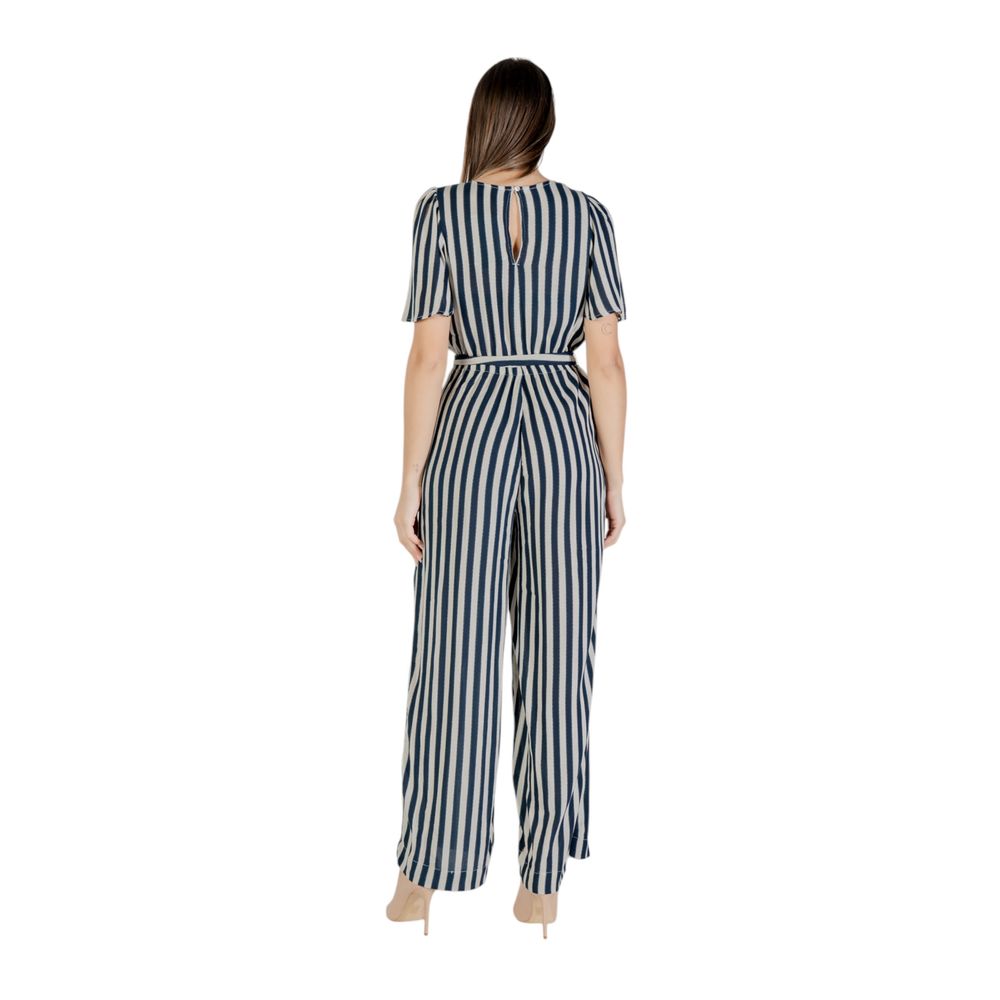 Blue Viscose Jumpsuit