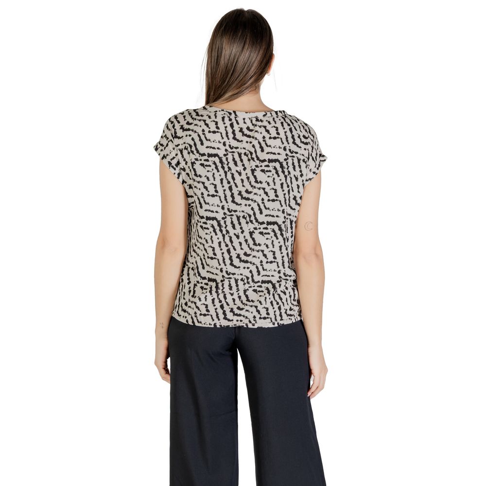Bicolor Viscose Blouse