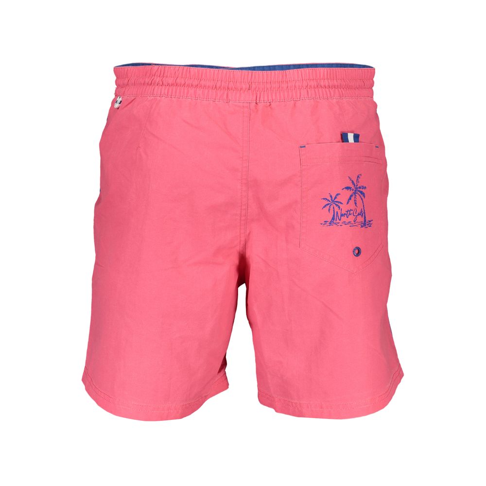 North Sails Pink Polyester Men's Swim Trunk