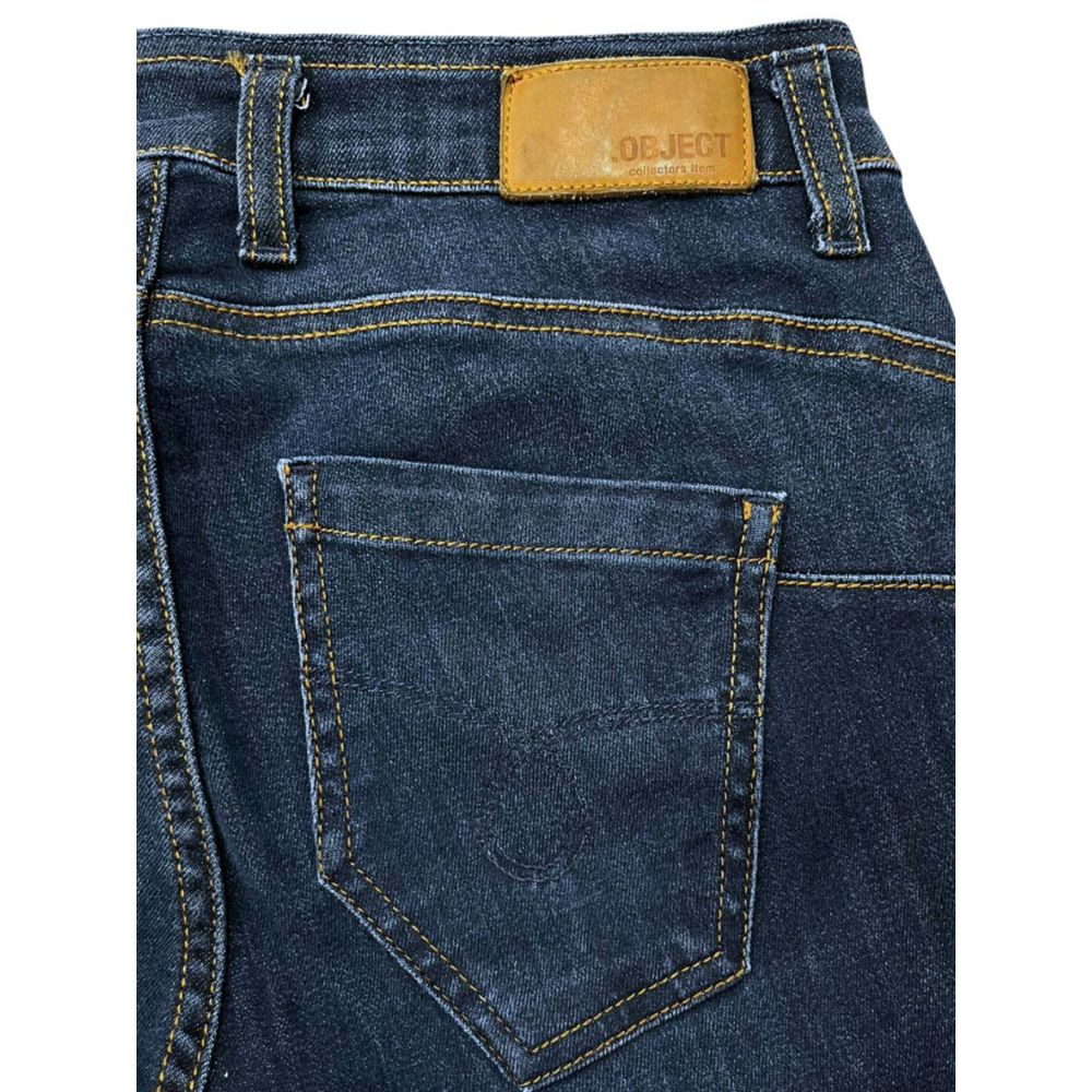 Object Blue Cotton Women's Jeans