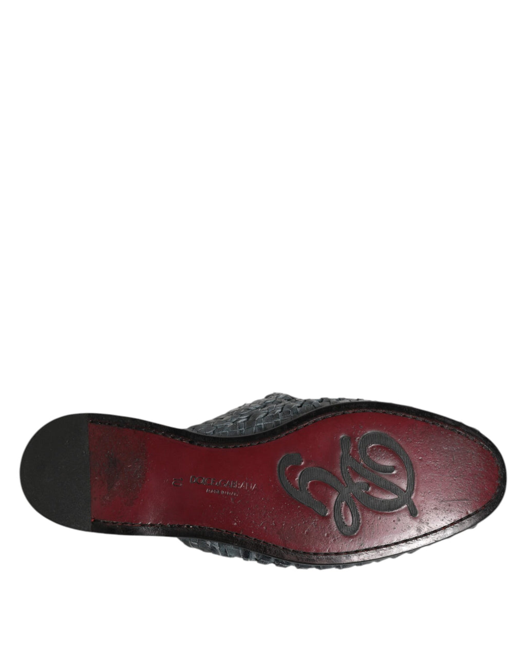 Blue Woven Slides MULES Men Sandals Shoes