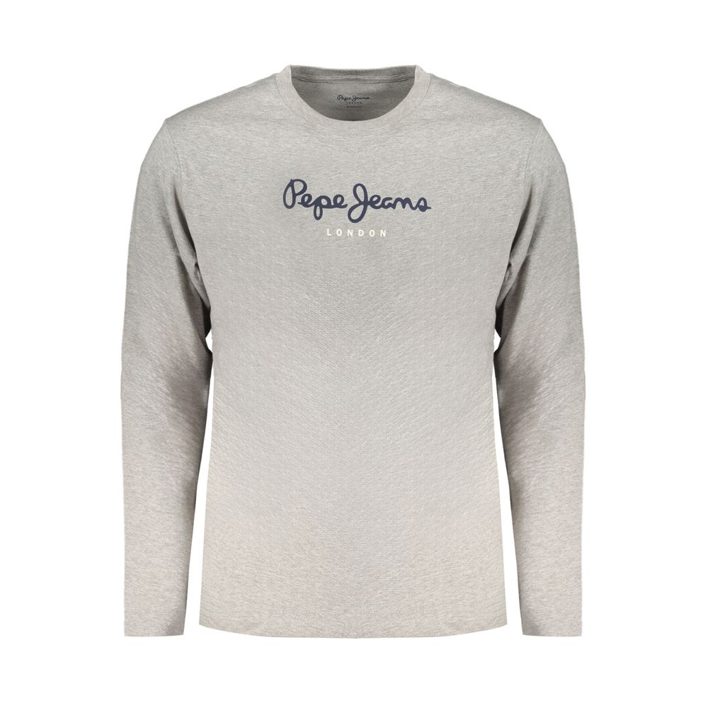Pepe Jeans Grigio Cotton Men T-Shirt