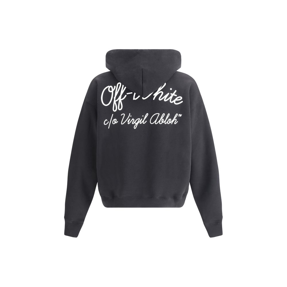 Off-White Black Cotton Sweatshirt