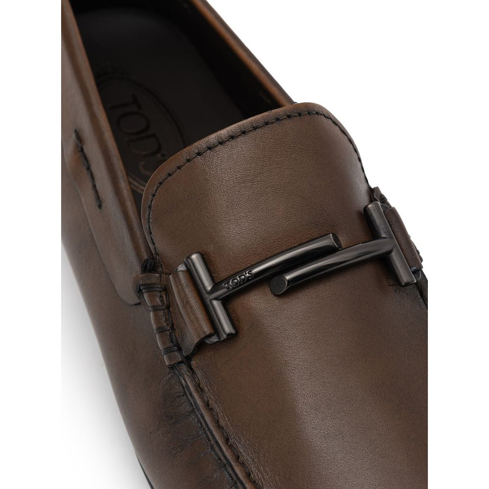 Brown Leather Moccassin