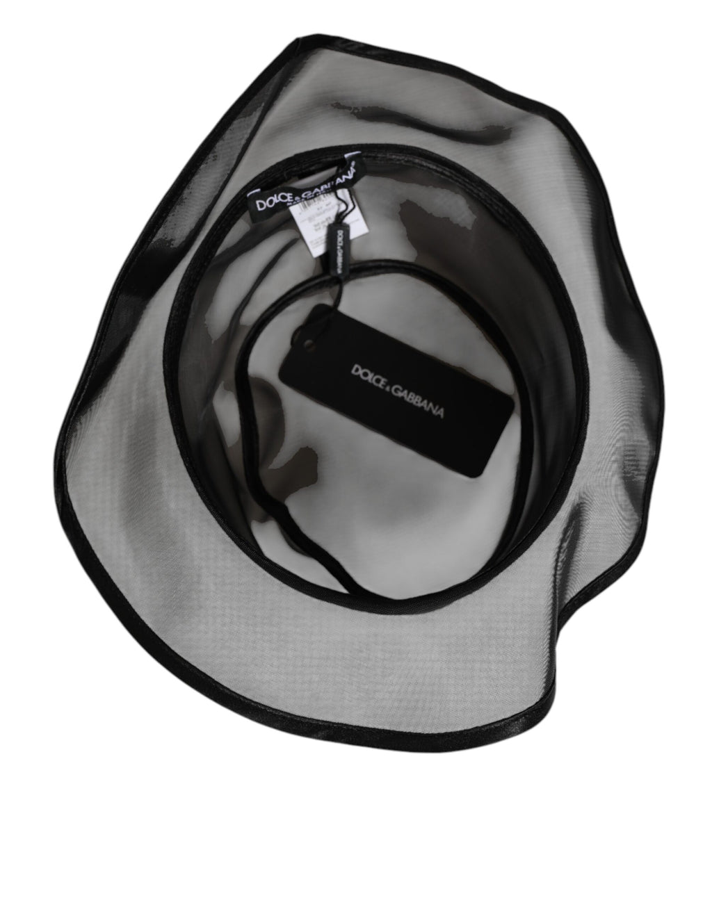 Black Silk Mesh Bucket Men Fisherman Cap Hat