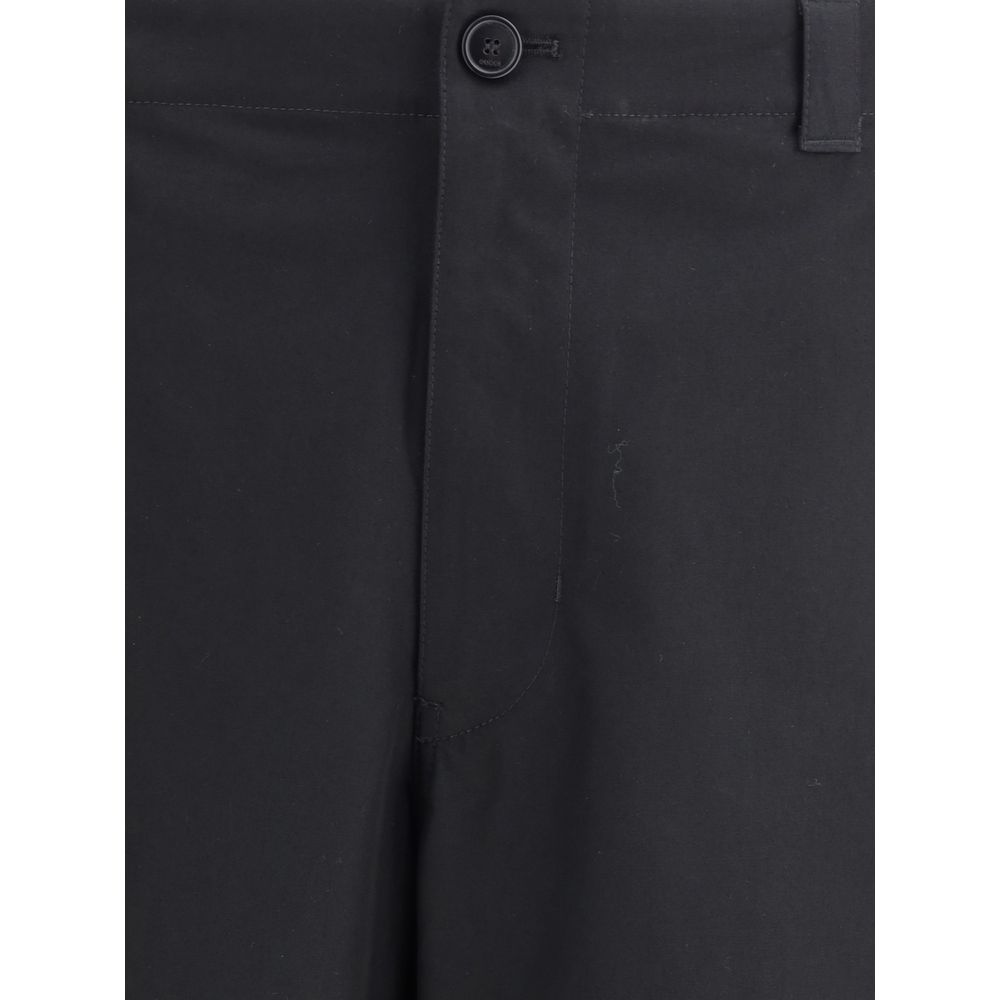 Gucci Black Cotton Casual Pants