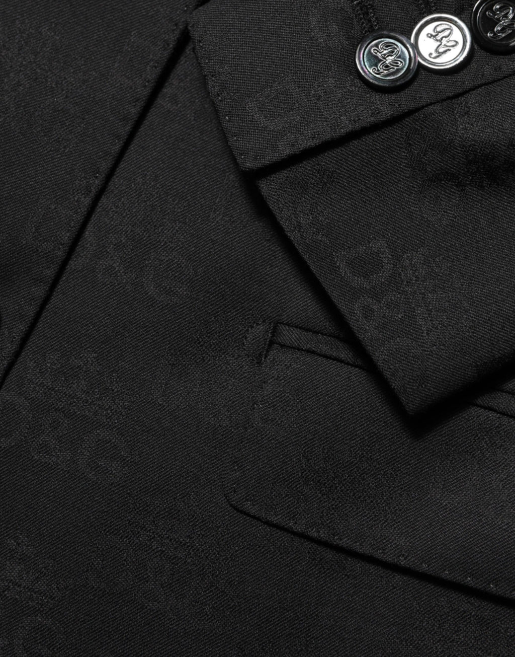 Black MARTINI 2 Buttons Suit Jacket Blazer