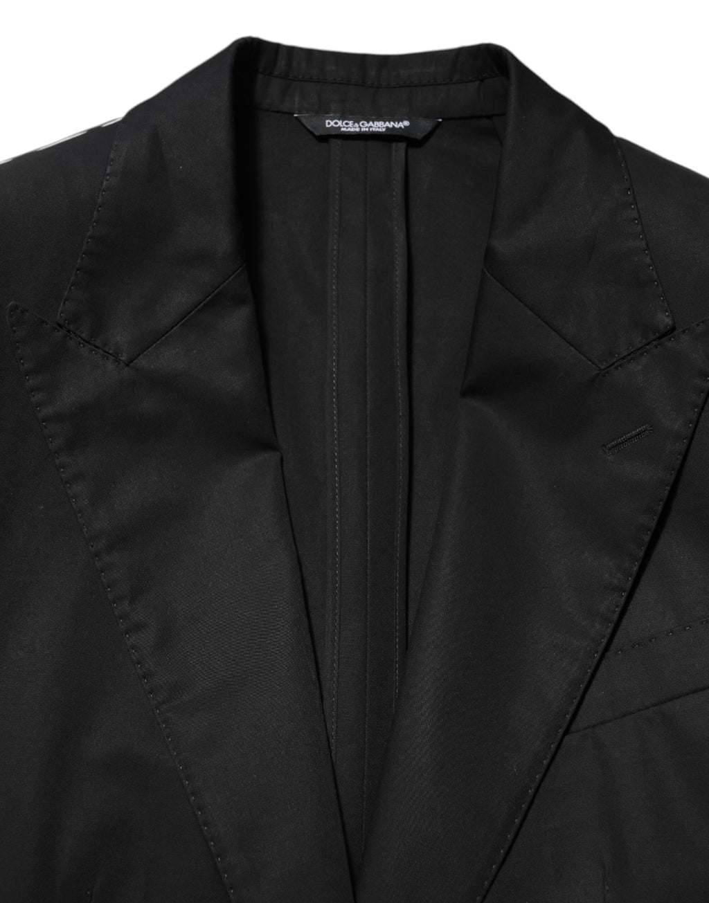 Black Wool 2 Buttons Suit Men Jacket Blazer