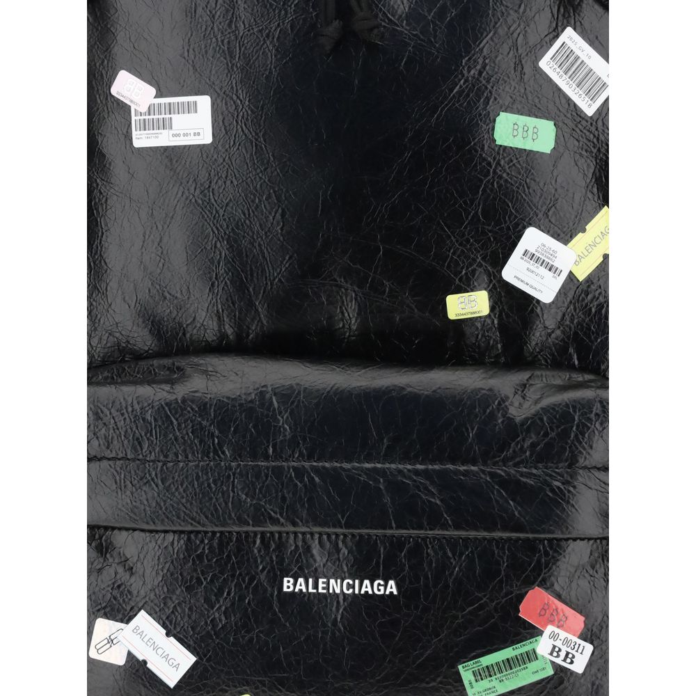Balenciaga Black Lamb Ovis Aries Aries Backpack