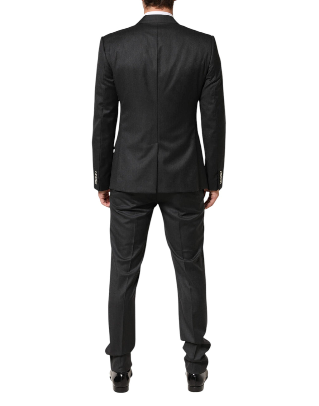 Black MARTINI 2 Buttons Suit 3 Piece Suit