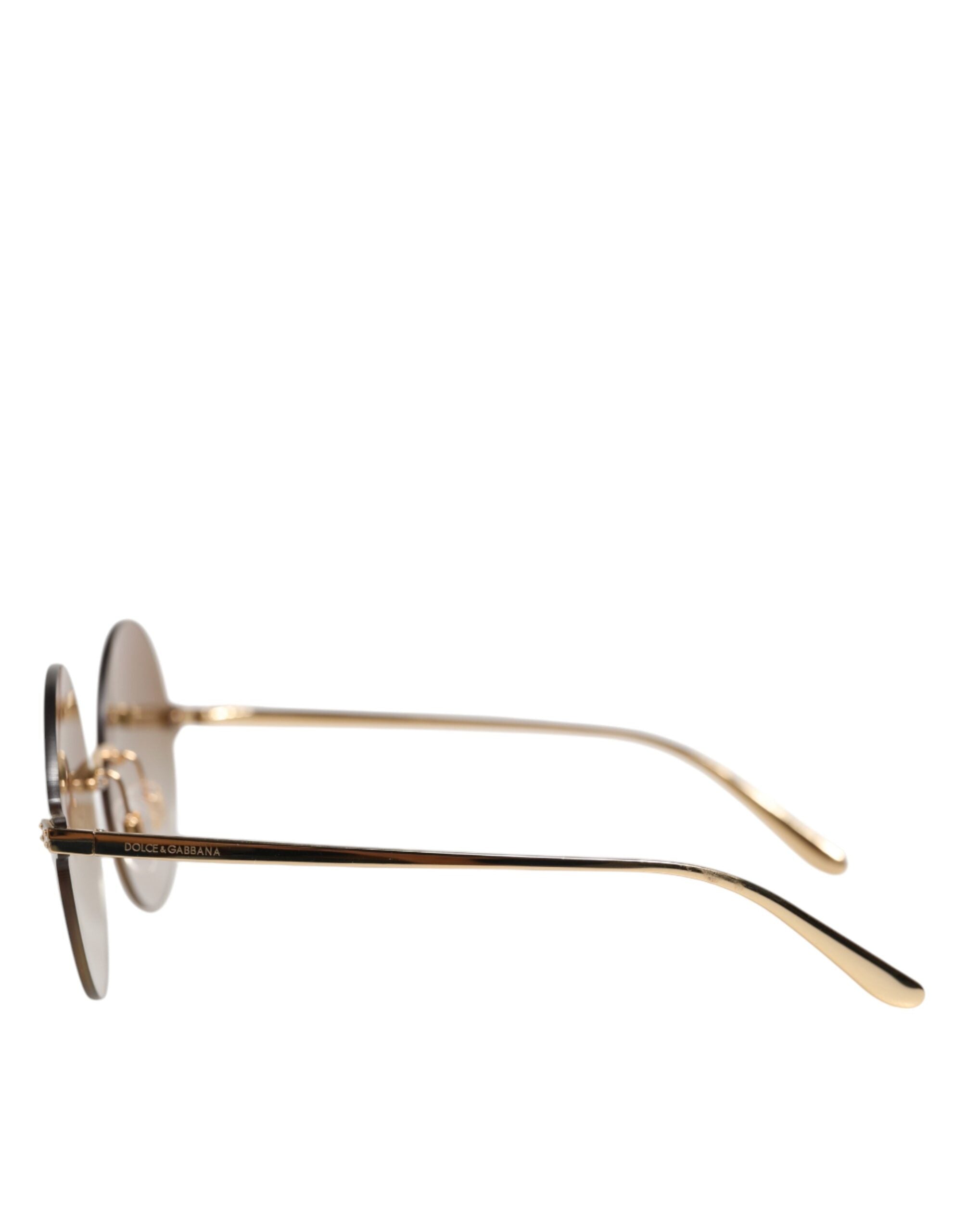 DG2228 Gold Plated Round Lenses Shades Eyewear Sunglasses