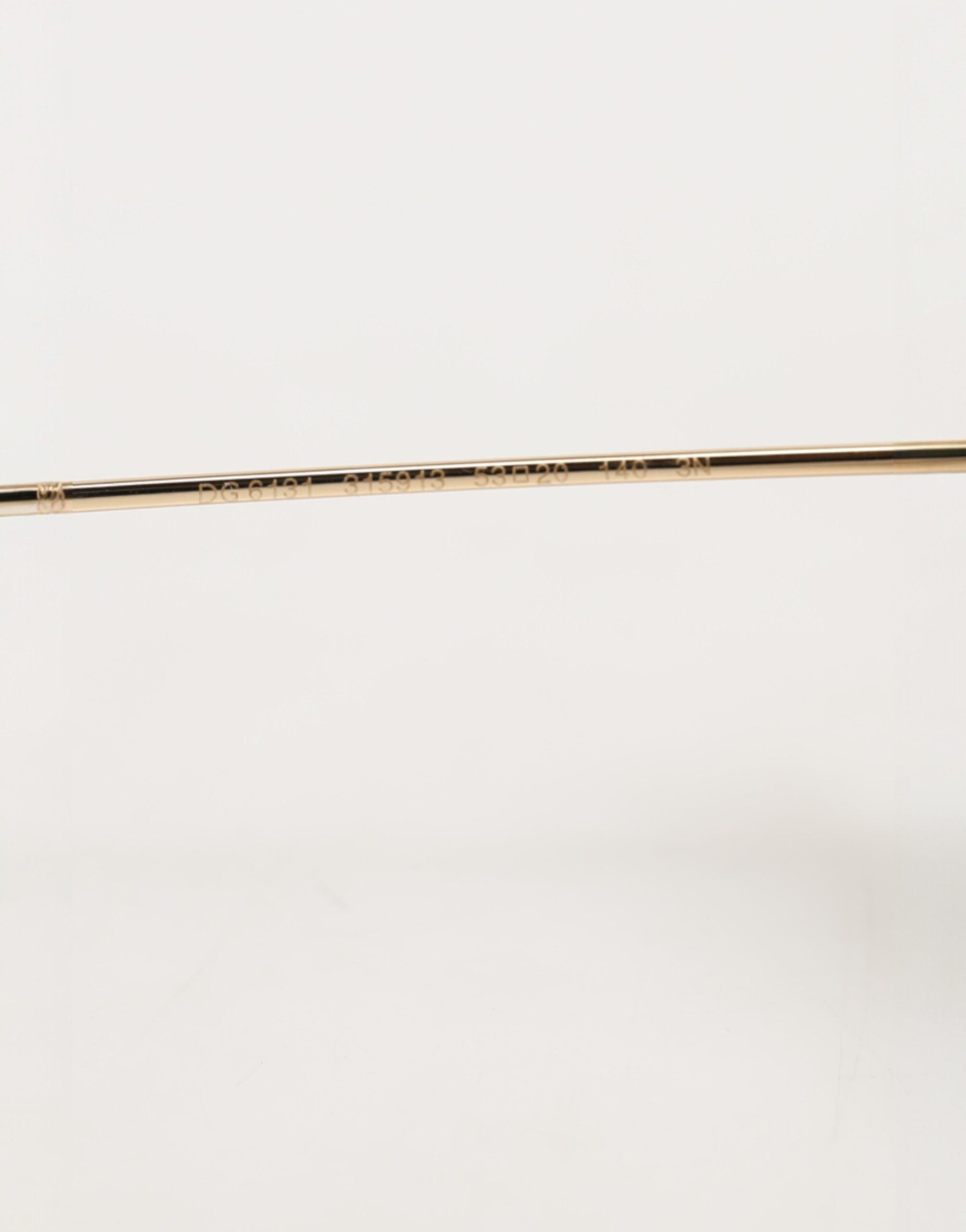 DG6131 Plissé Brown Butterfly Square Shades Sunglasses