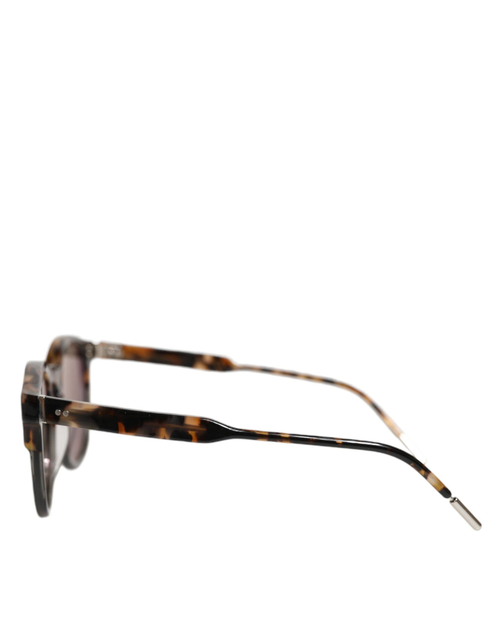 DG4334B Brown Tortoiseshell Round Frame Shades Sunglasses