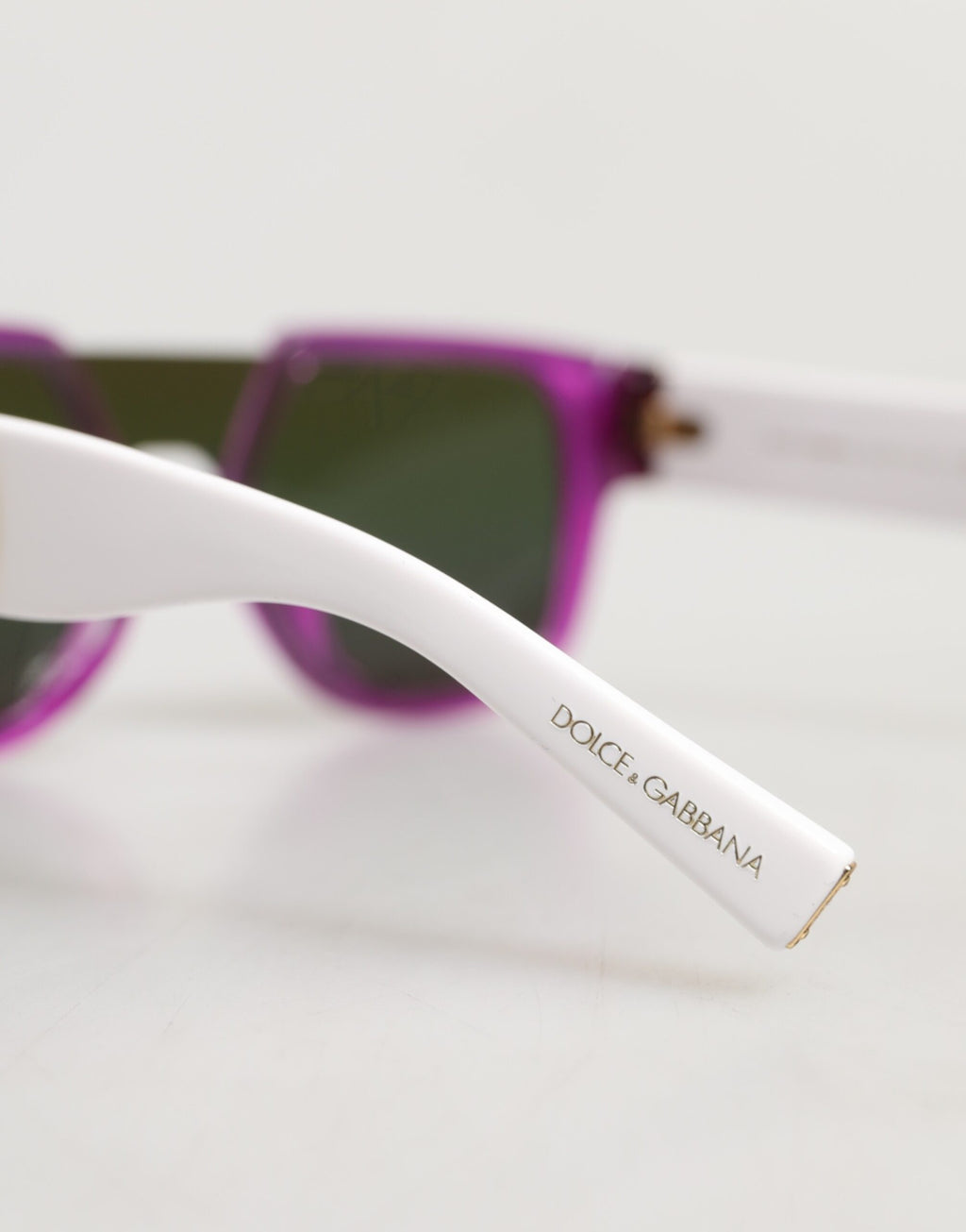 DG4356F White Acetate Aviator Shades Eyewear Sunglasses