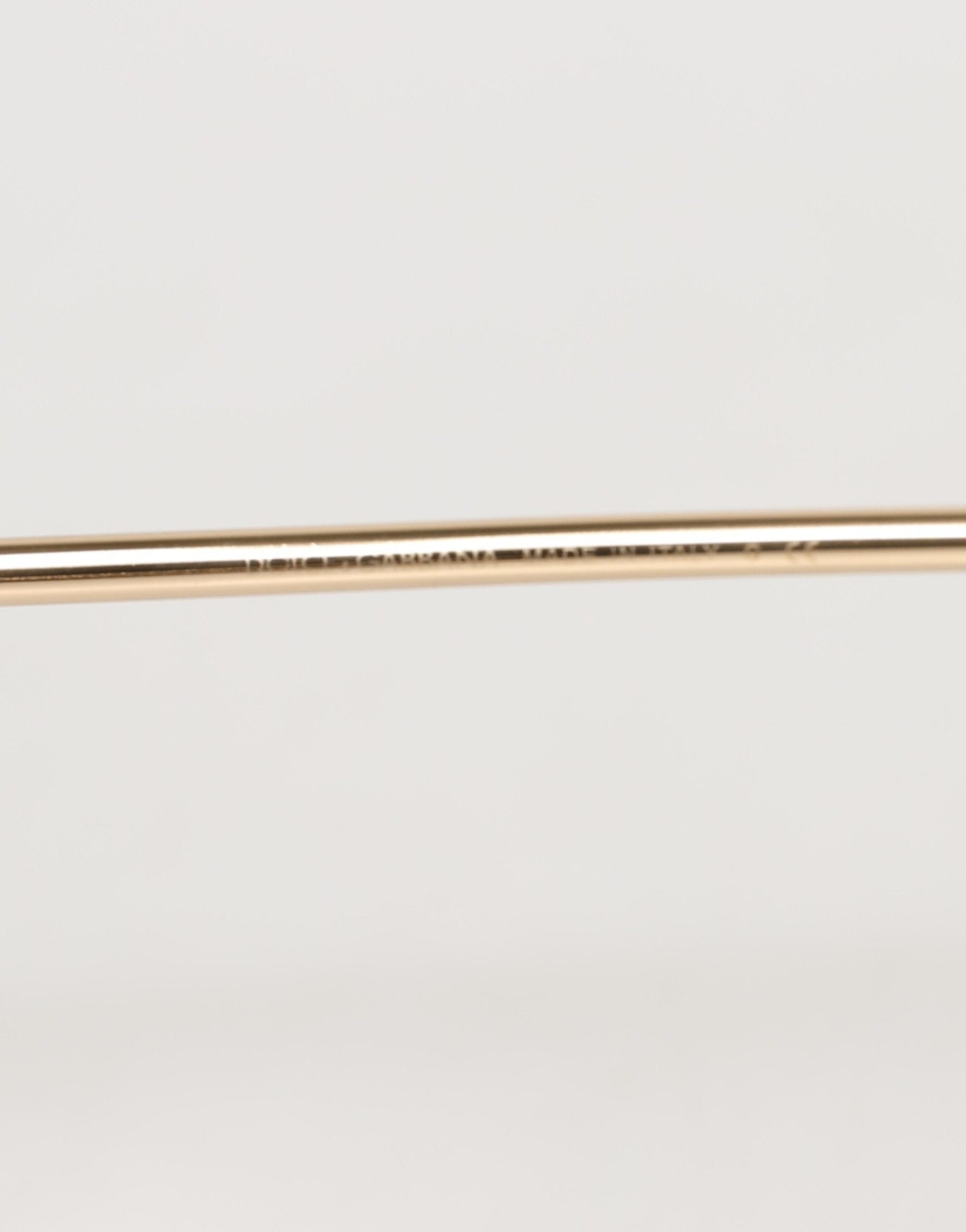 Pink Gold Metal Round Shades Eyewear Sunglasses