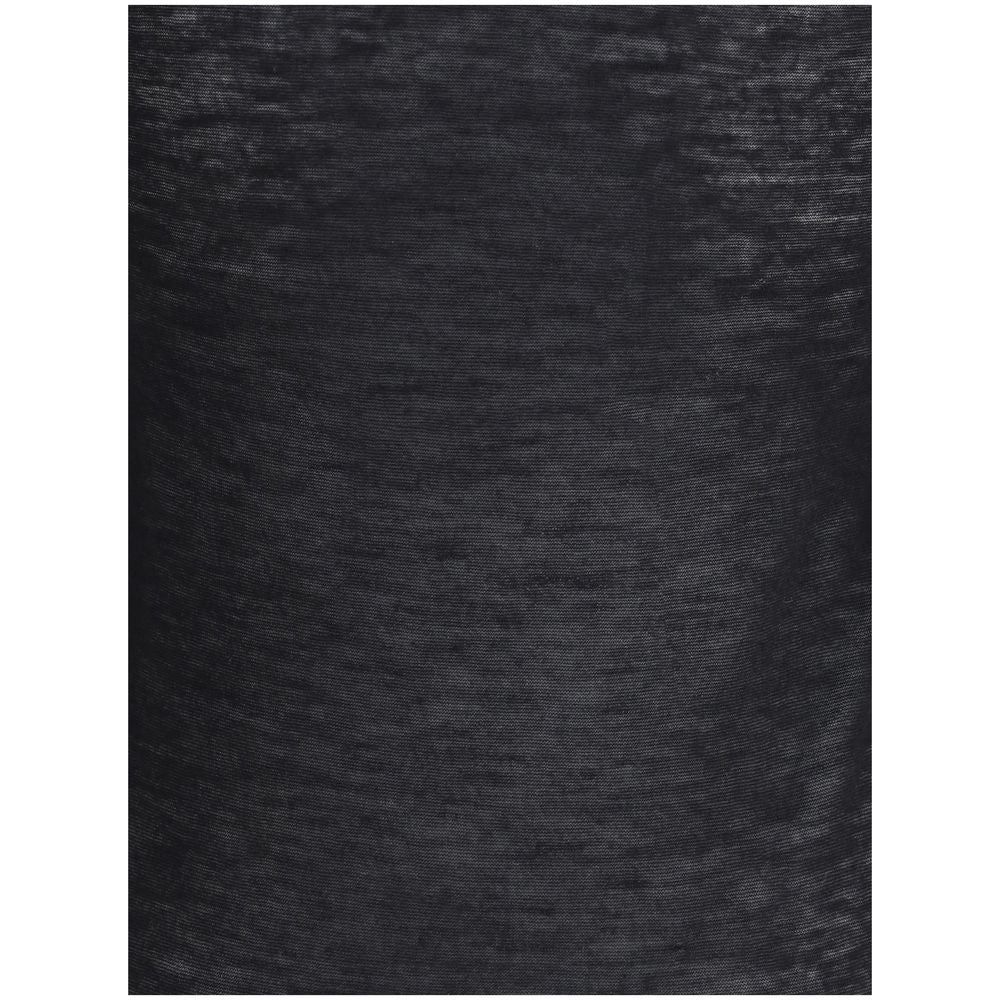 Saint Laurent Black Cashmere Long Sleeve T-Shirt