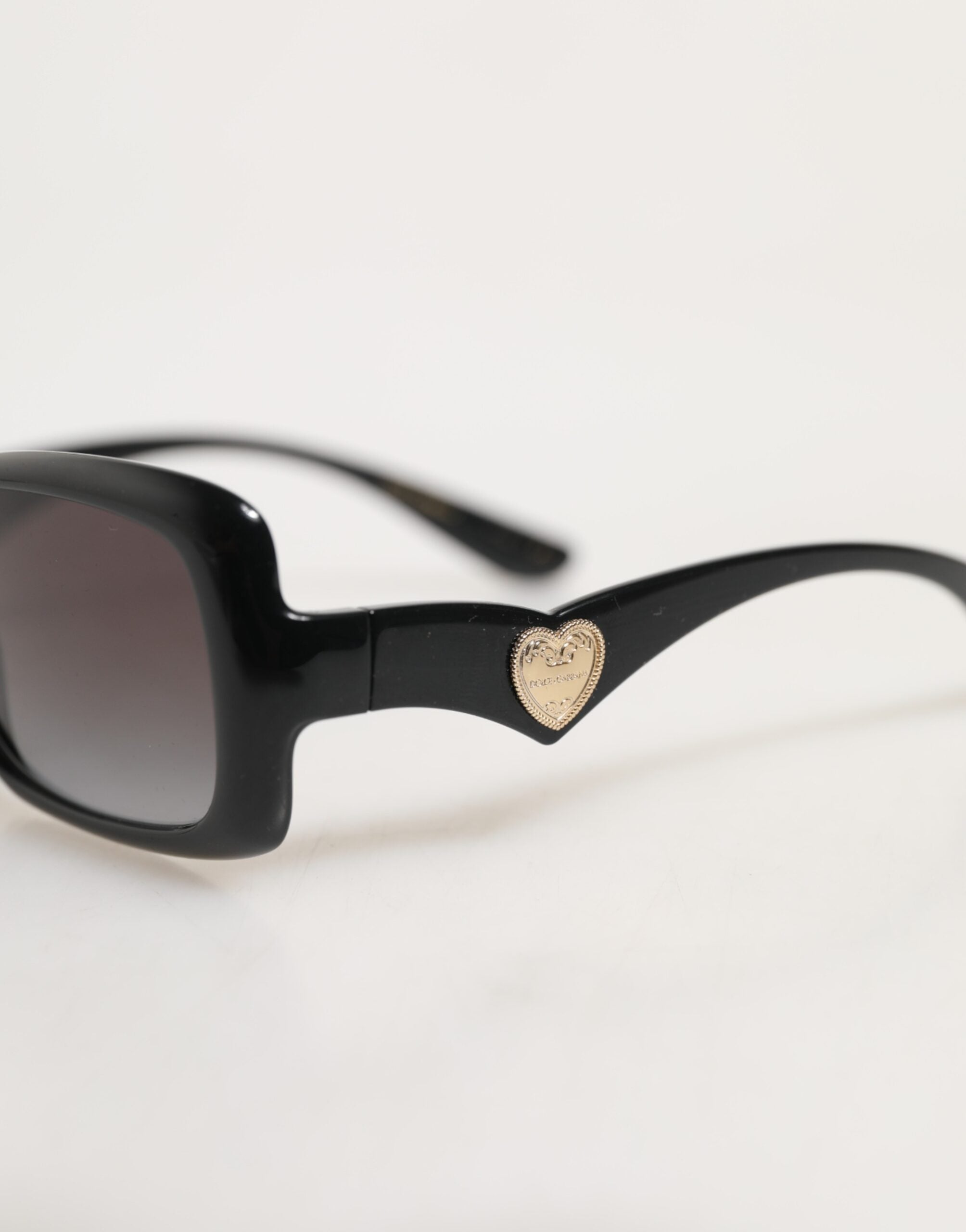DG6152 Black Sacred HeartDevotion Square Frame Sunglasses