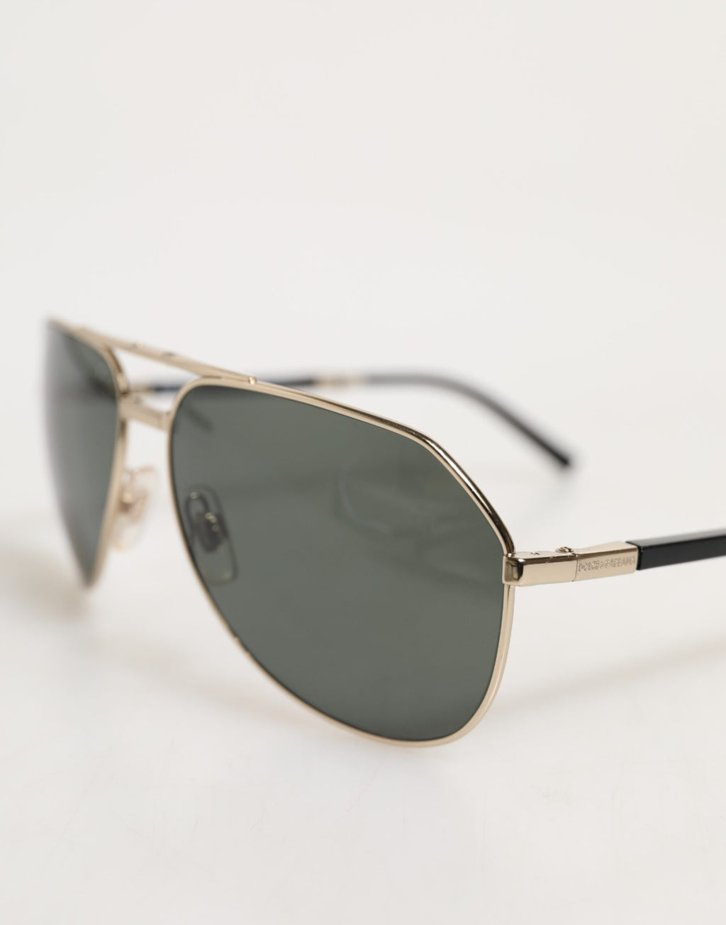 DG2106K Black Gold Plated Polarized MetalFrame Sunglasses