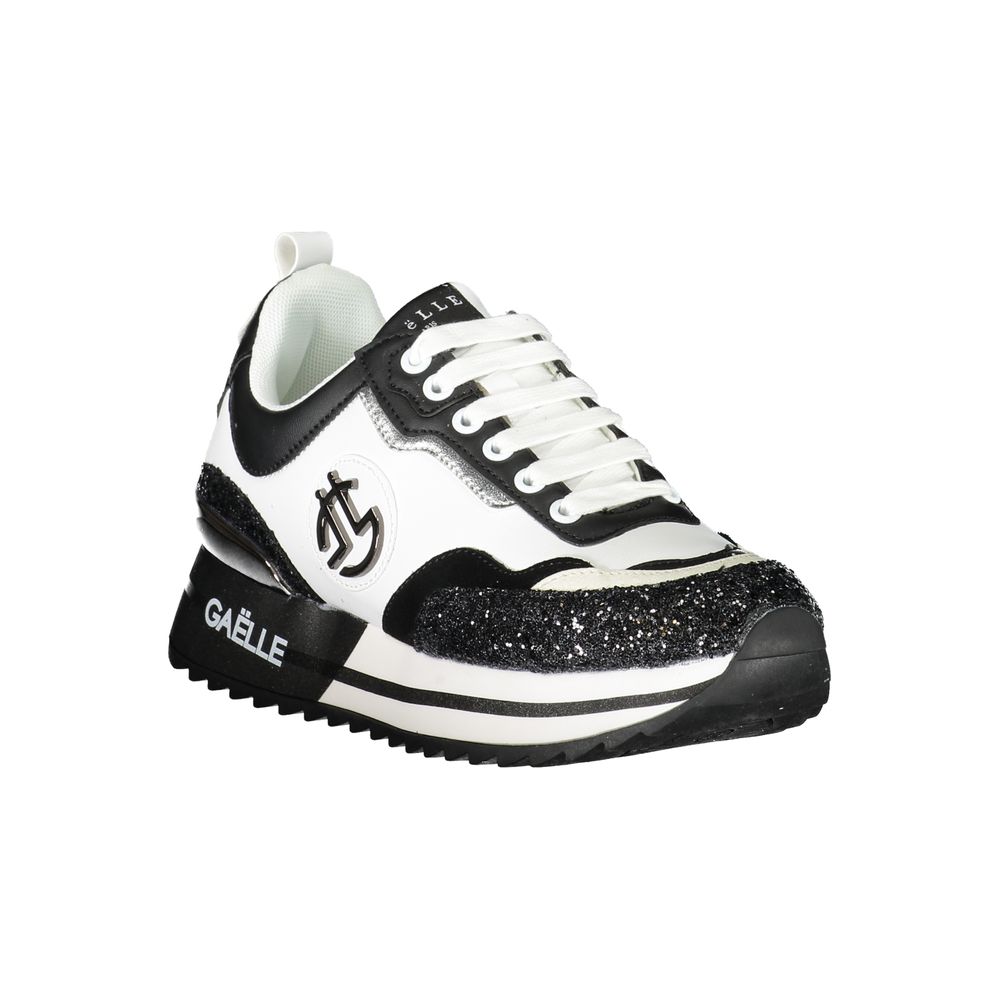 Black Polyester Sneaker