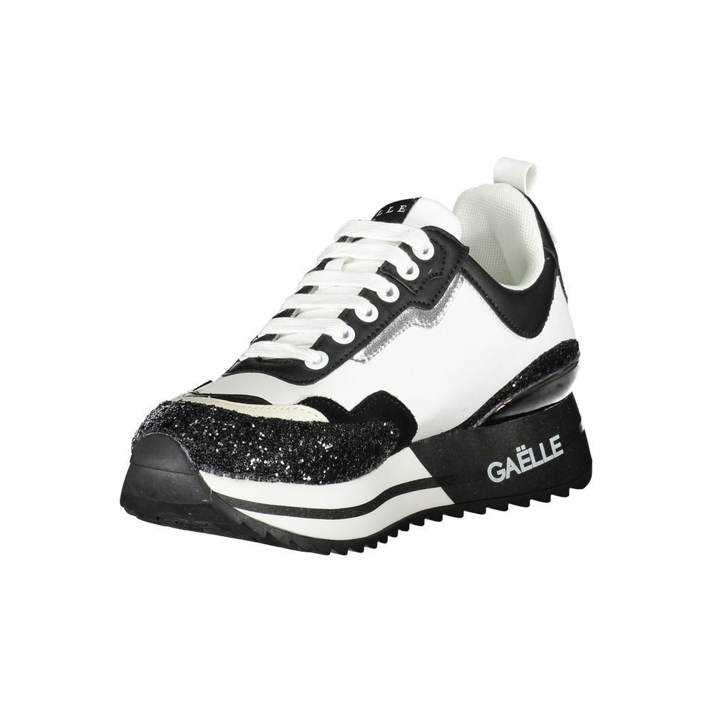 Black Polyester Sneaker