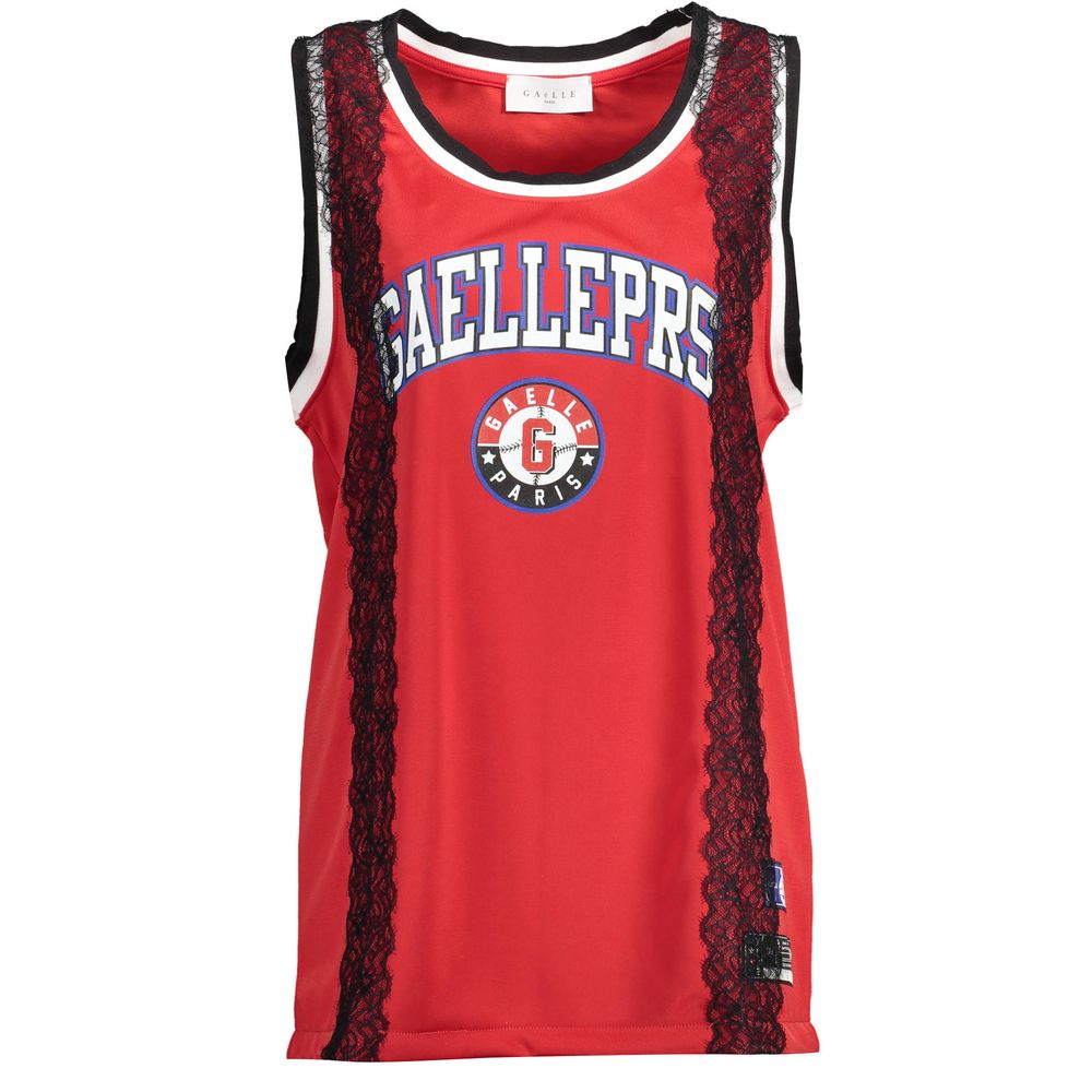 Red Polyester T-Shirt