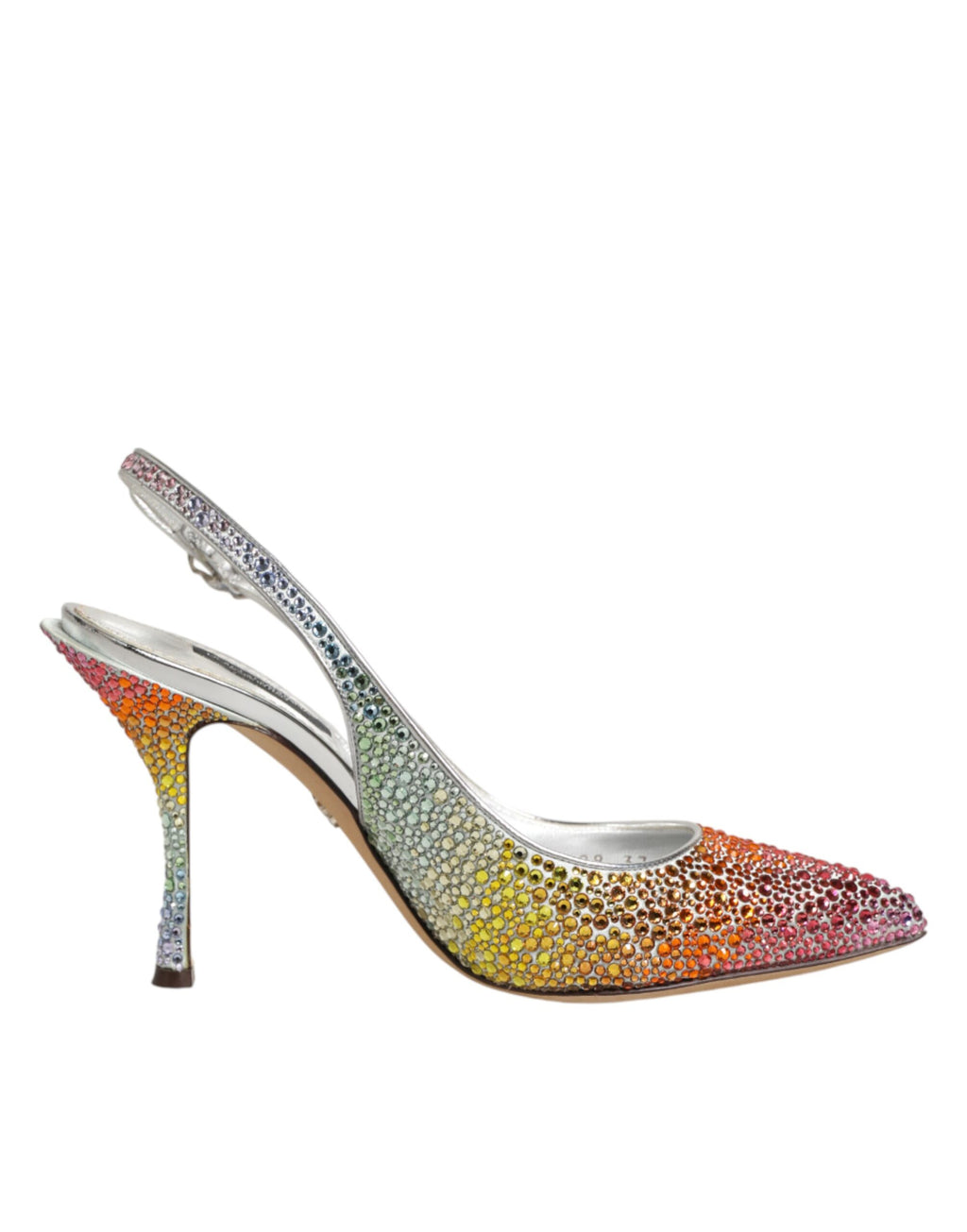 Multicolor Sequin Slingback Pumps Shoes