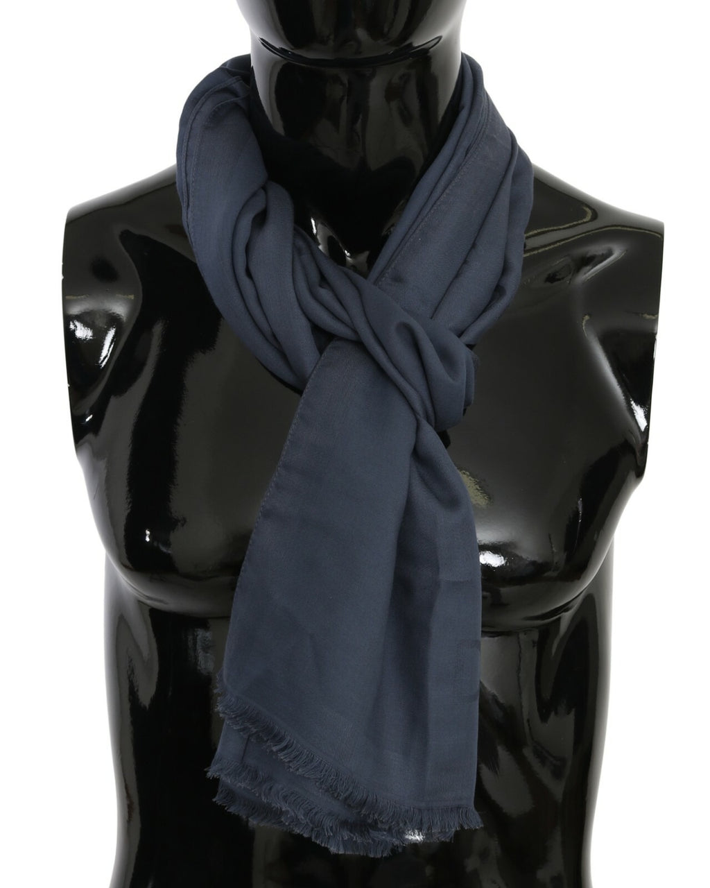 Modal Navy Blue Neck Wrap Men Shawl Scarf